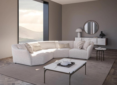 U Form Sofa Couch Polster Garnitur Wohnzimmer Design Ecksofa Neu Couchtisch